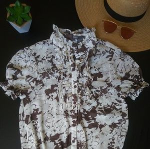 Poetry (Nordstrom) Ruffle Boho Blouse